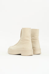 The Row Leather Zipped 1 Boot