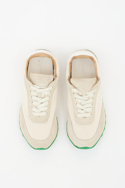 The Row Mesh & Suede Owen Sneaker