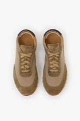 The Row Nylon & Suede Owen Sneaker