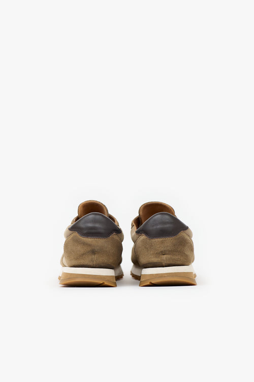 The Row Nylon & Suede Owen Sneaker