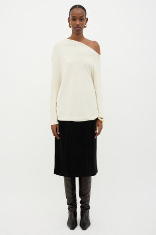 The Row Off The Shoulder Sweater