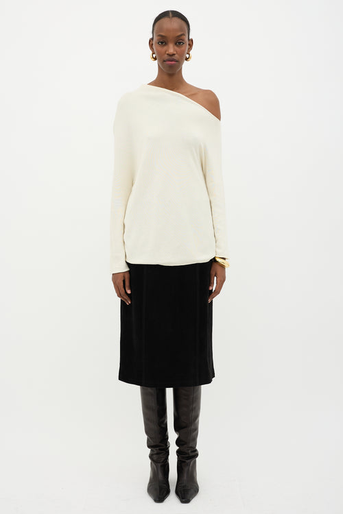 The Row Off The Shoulder Sweater