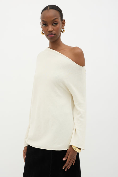The Row Off The Shoulder Sweater