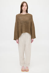 The Row Oversized Ribbed Knit Sweater