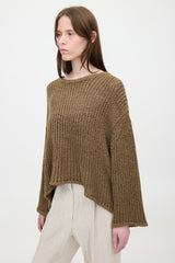 The Row Oversized Ribbed Knit Sweater