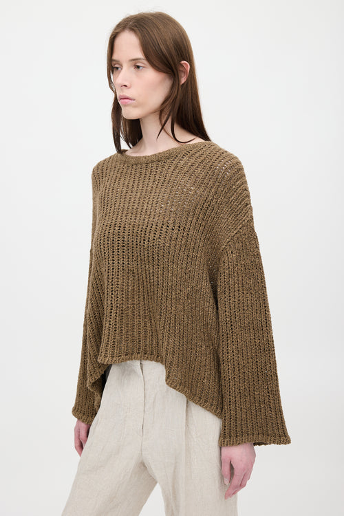 The Row Oversized Ribbed Knit Sweater