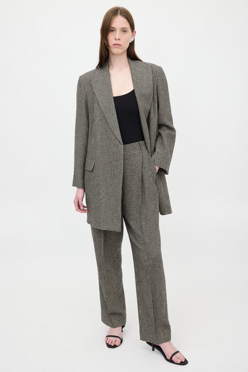 The Row Patterned Wide Leg Trouser