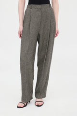 The Row Patterned Wide Leg Trouser
