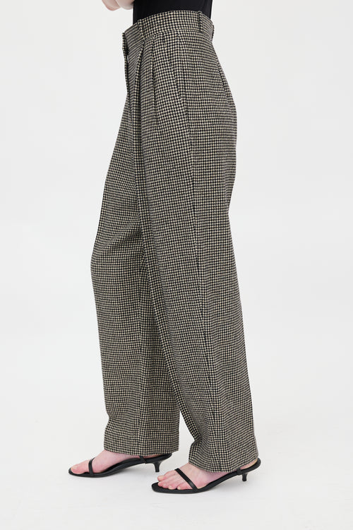 The Row Patterned Wide Leg Trouser