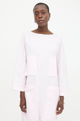 The Row Poplin Patch Pocket Dress