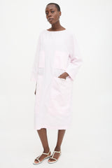 The Row Poplin Patch Pocket Dress