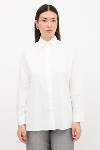 The Row Poplin Yssetra Shirt