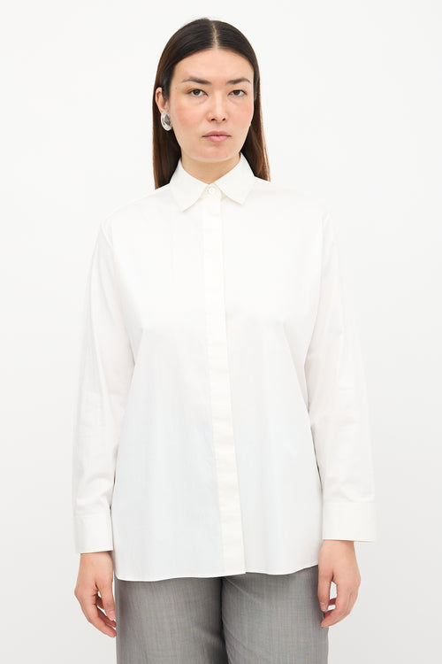 The Row Poplin Yssetra Shirt