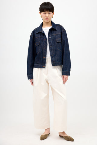 The Row Raw Denim Jacket