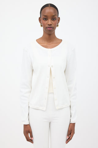 The Row Rib Knit Cardigan