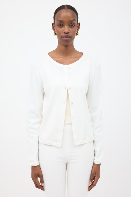 The Row Rib Knit Cardigan
