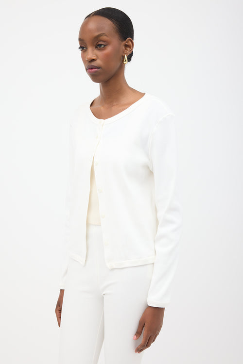 The Row Rib Knit Cardigan