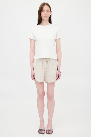 The Row Ribbed Knit T-Shirt