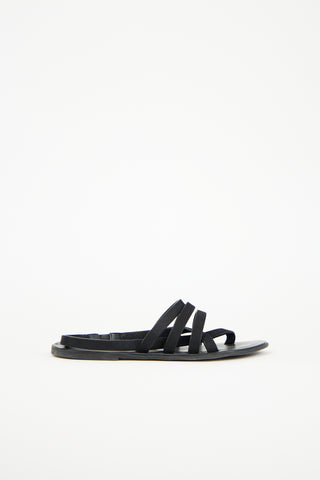 The Row Leather Line Sandal