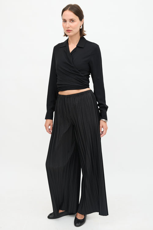The Row Satin Pleated Gala Trouser