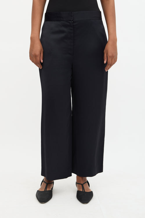 The Row Satin Wide Leg Trouser