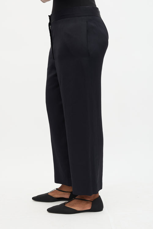 The Row Satin Wide Leg Trouser