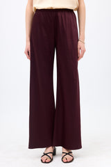 The Row Satin Wide Leg Pant