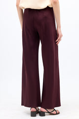 The Row Satin Wide Leg Pant