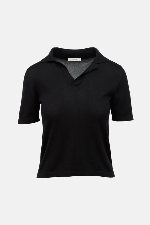 The Row Silk Jersey Juliana Top