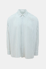 The Row Silk Striped Sisco Shirt