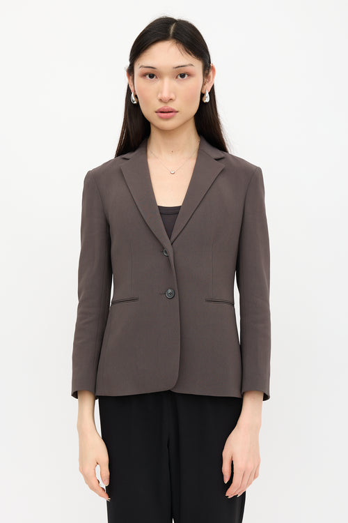 The Row Single Breasted Blazer