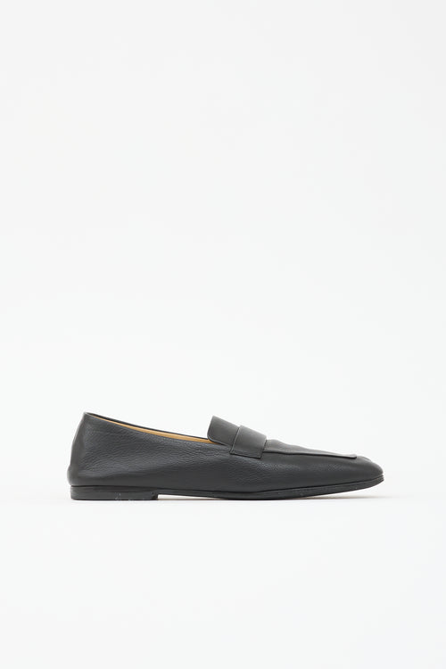 The Row Soft Leather Square Loafer