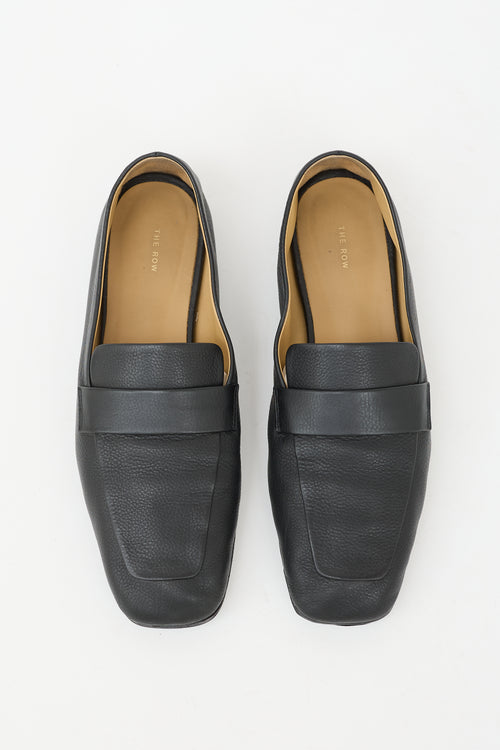 The Row Soft Leather Square Loafer