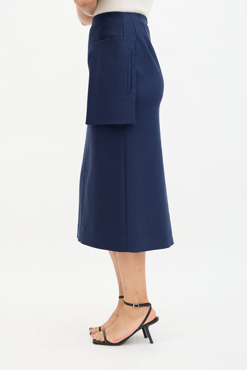 The Row Spring 2020 Wool Jenna Skirt