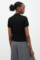 The Row Stretch Knit Cauro Polo