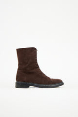 The Row Suede Fara Ankle Boot