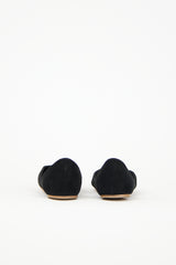 The Row Suede Gemma Ballet Flat
