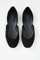 The Row Suede Gemma Ballet Flat