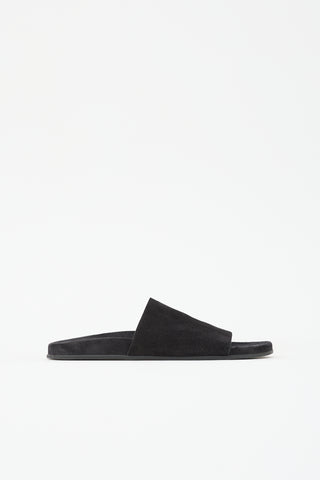 The Row Suede Hugh Slide