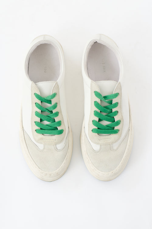 The Row Suede & Leather Marley Sneaker