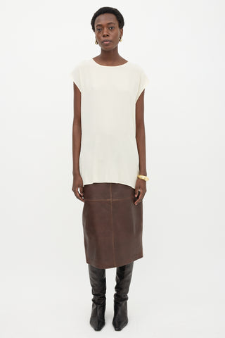 The Row Surplice Back Top