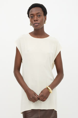 The Row Surplice Back Top