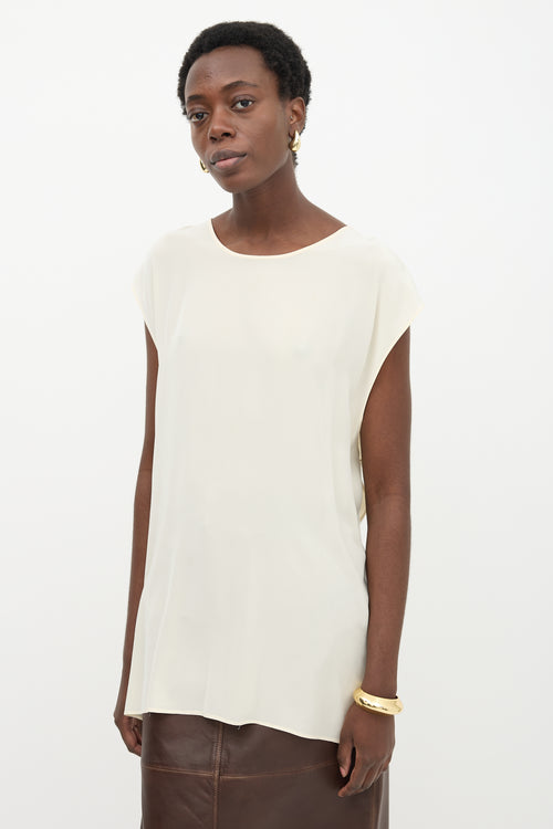 The Row Surplice Back Top