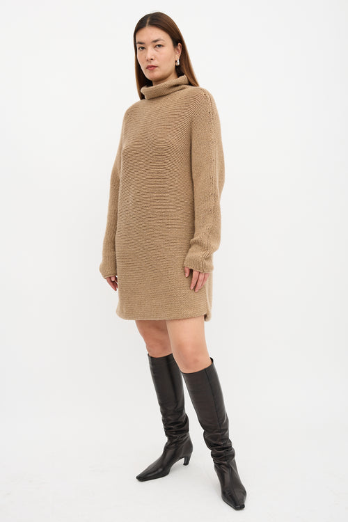 The Row Turtleneck Sweater Dress