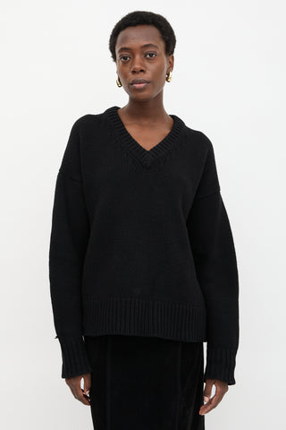 The Row Wool & Cashmere Davion Sweater