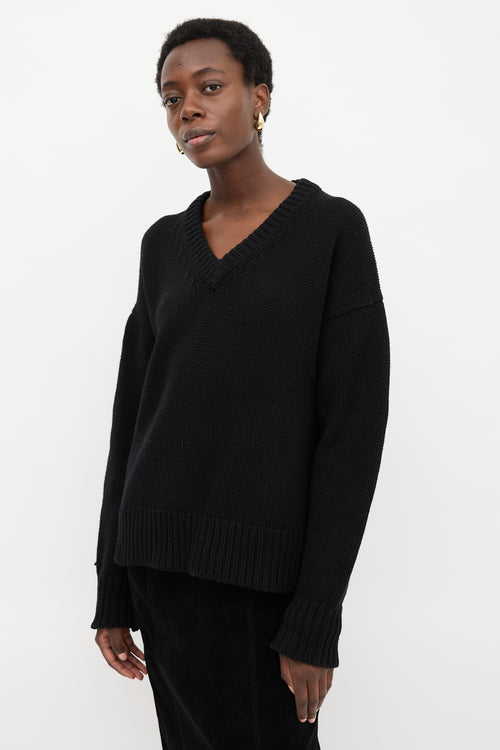 The Row Wool & Cashmere Davion Sweater
