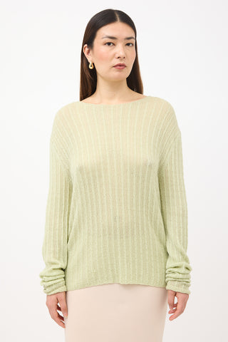 The Row Wool & Silk Vico Sweater