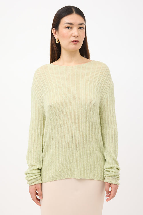 The Row Wool & Silk Vico Sweater