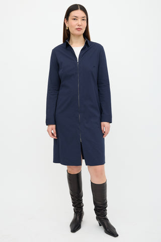 The Row Zip Shirt Dress