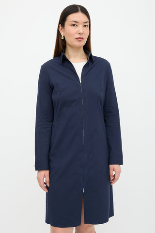 The Row Zip Shirt Dress